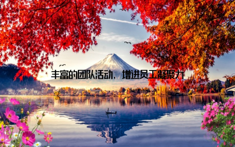 丰富的团队活动, 增进员工凝聚力