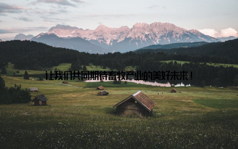让我们共同期待畜牧产业的美好未来!