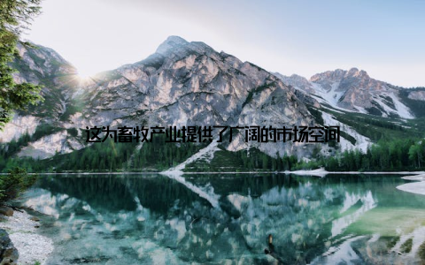 这为畜牧产业提供了广阔的市场空间