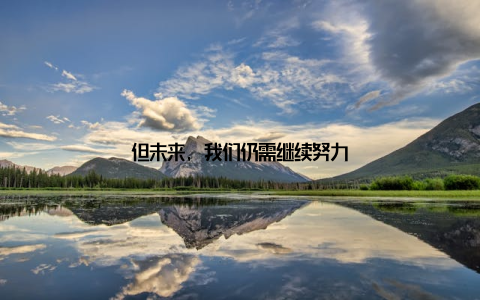 但未来, 我们仍需继续努力