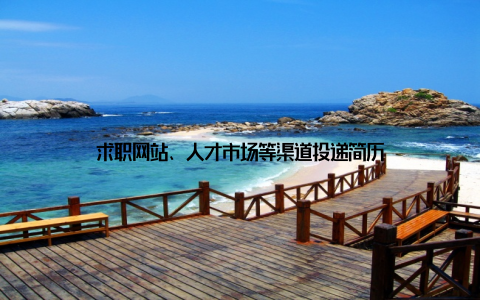 求职网站、人才市场等渠道投递简历