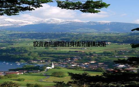 投资者应根据自身情况谨慎决策