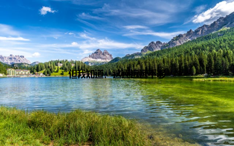 但我知道, 这还远远不够