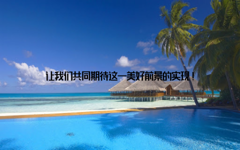 让我们共同期待这一美好前景的实现!